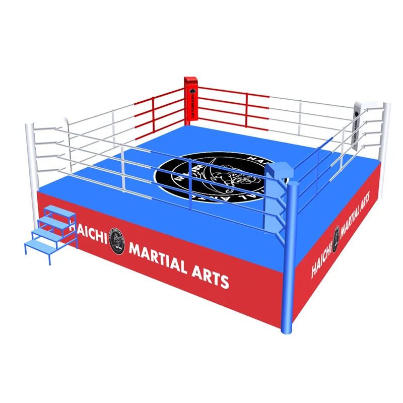 Professional Floor Level Strong Pillars Boxing Ring Frame for Training