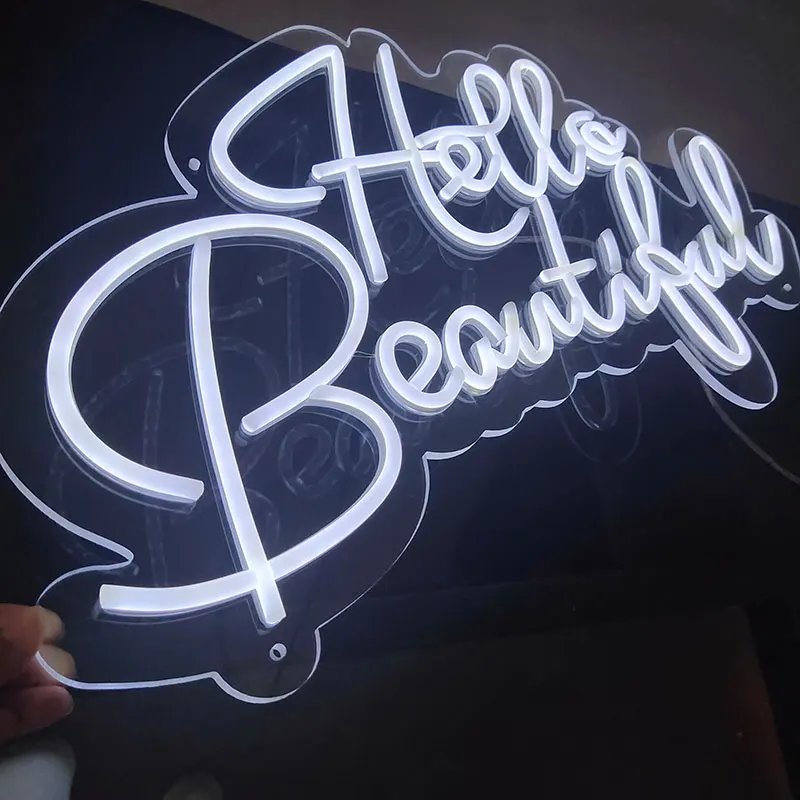 Parole Personalizzate Negozio di Barbiere LED Insegna al Neon, Luci al Neon Taglio di Capelli USB for La Decorazione della Parete della Stanza Luci Notturne,30x20cm (Color : RGB, Size : 40x30cm