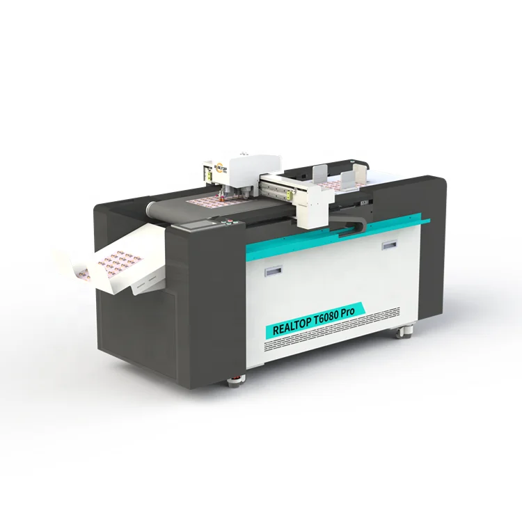 Factory Price 6080 Sticker Cutting Plotter Automatic Cardboard Cutting and Creasing Machine Cutting Table Sticker
