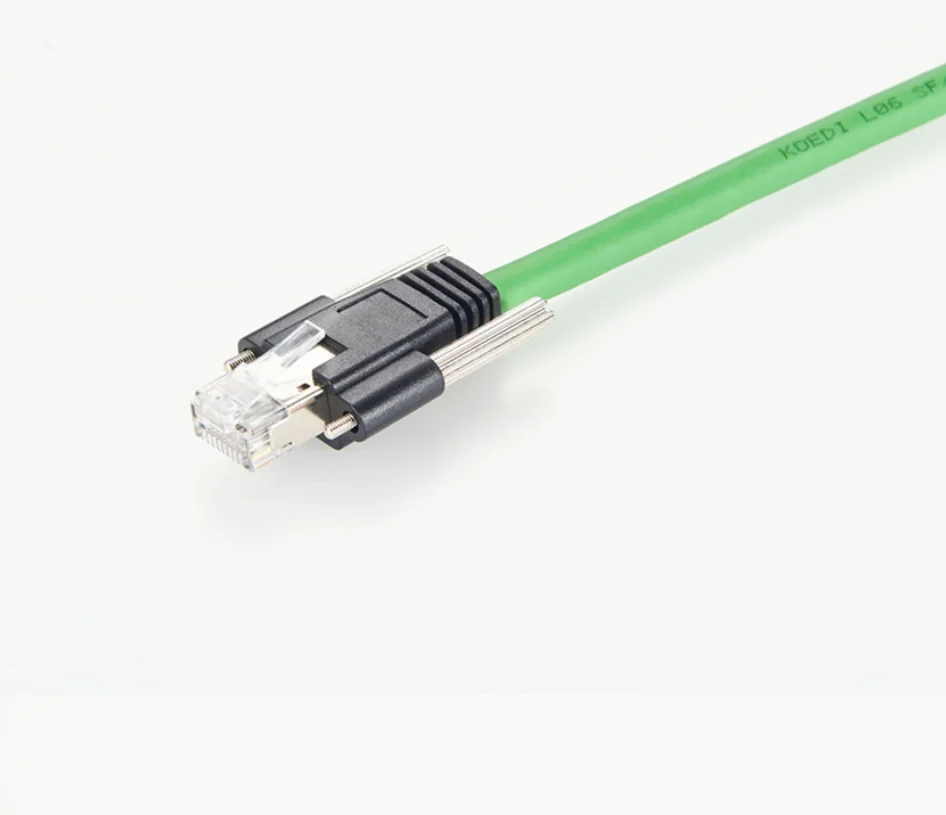 RJ45 8P with Lock Screw GigE Cable