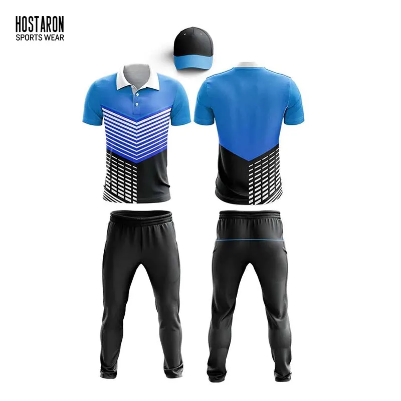 HOSTARON Comfortable Design New Design Sri Lanka Cricket Team Jersey Custom Men Cricket Team Jerseys Sublimation Cricket Wear