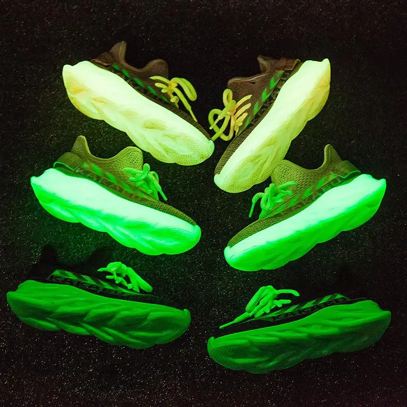 Вязаная детская обувь, светящаяся в темноте обувь, детские кроссовки для девочек, детская обувь