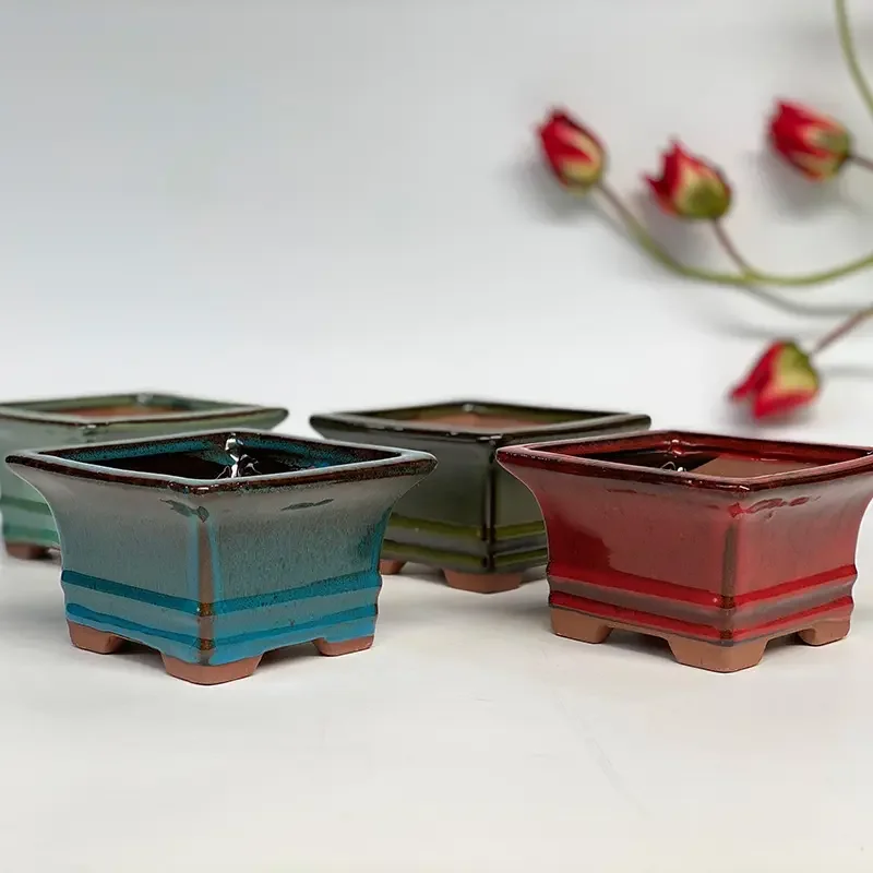 Discount Price Wholesale Mini Flower Pot Ceramic For Garden Landscaping