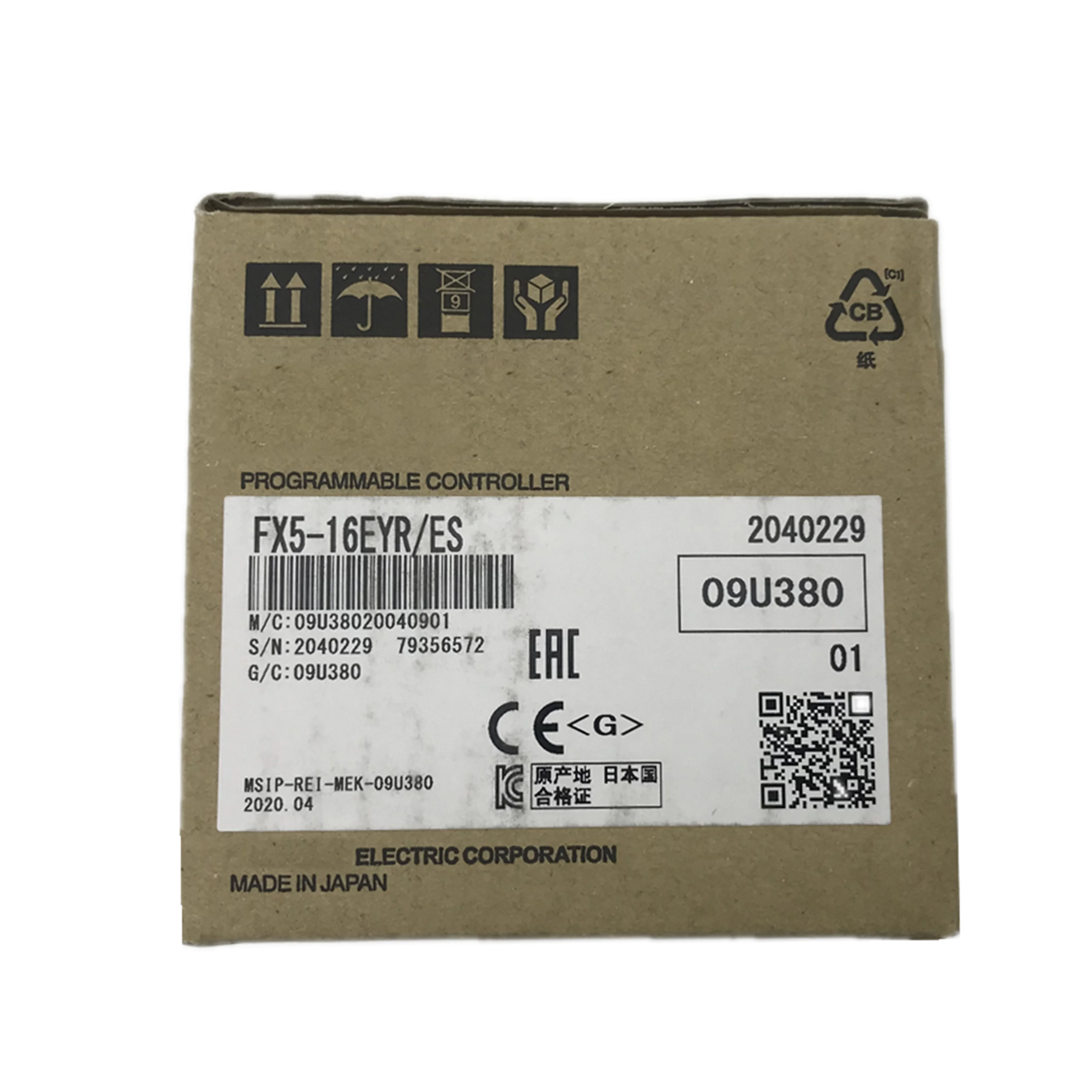 নতুন মূল FX5-16EYR/ES fx516eyres PLC কন্ট্রোলার গুদামে স্টকে উপস্থিত