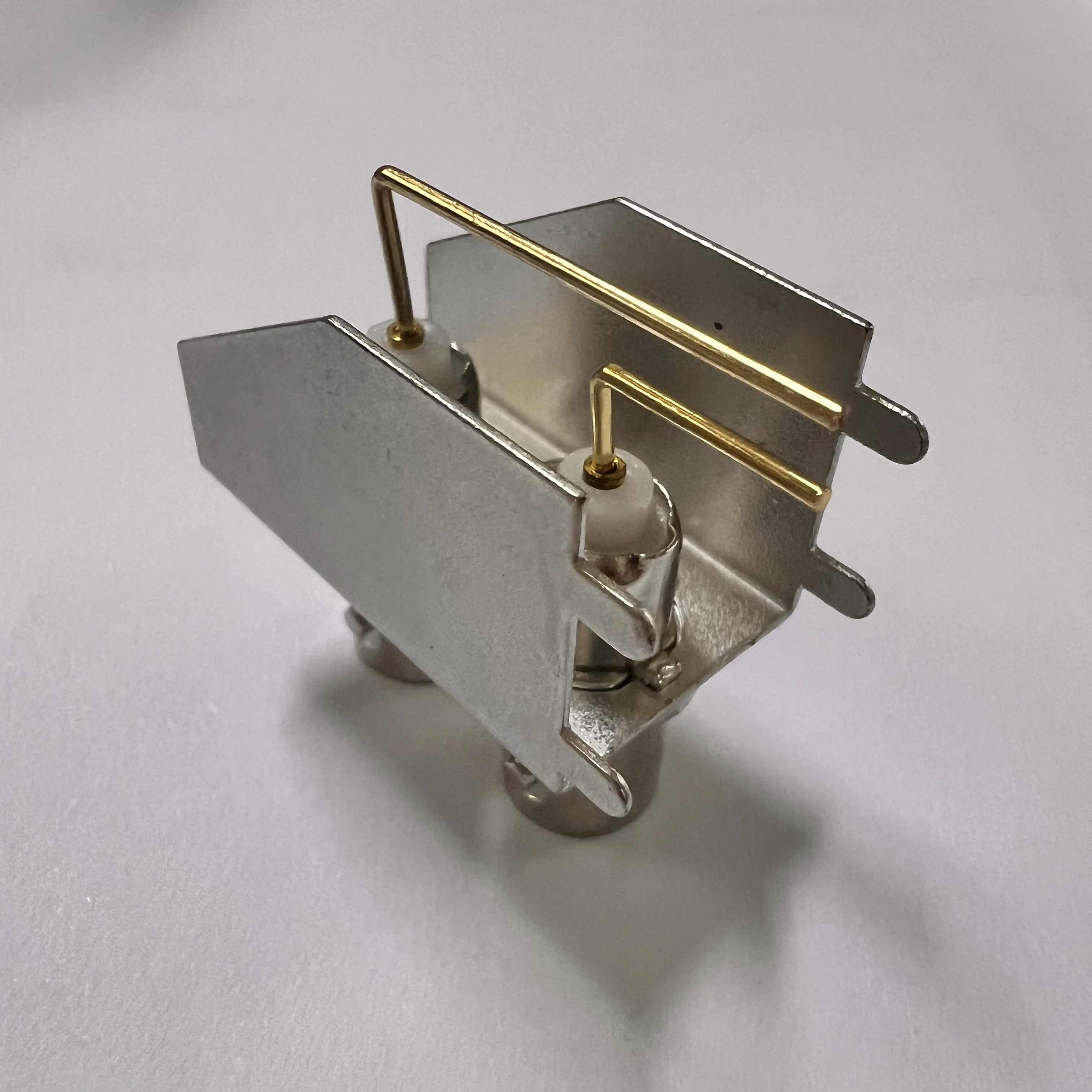 product high performance bnc female right angle solder pcb mount bulkhead bnc dual row socket connector-1
