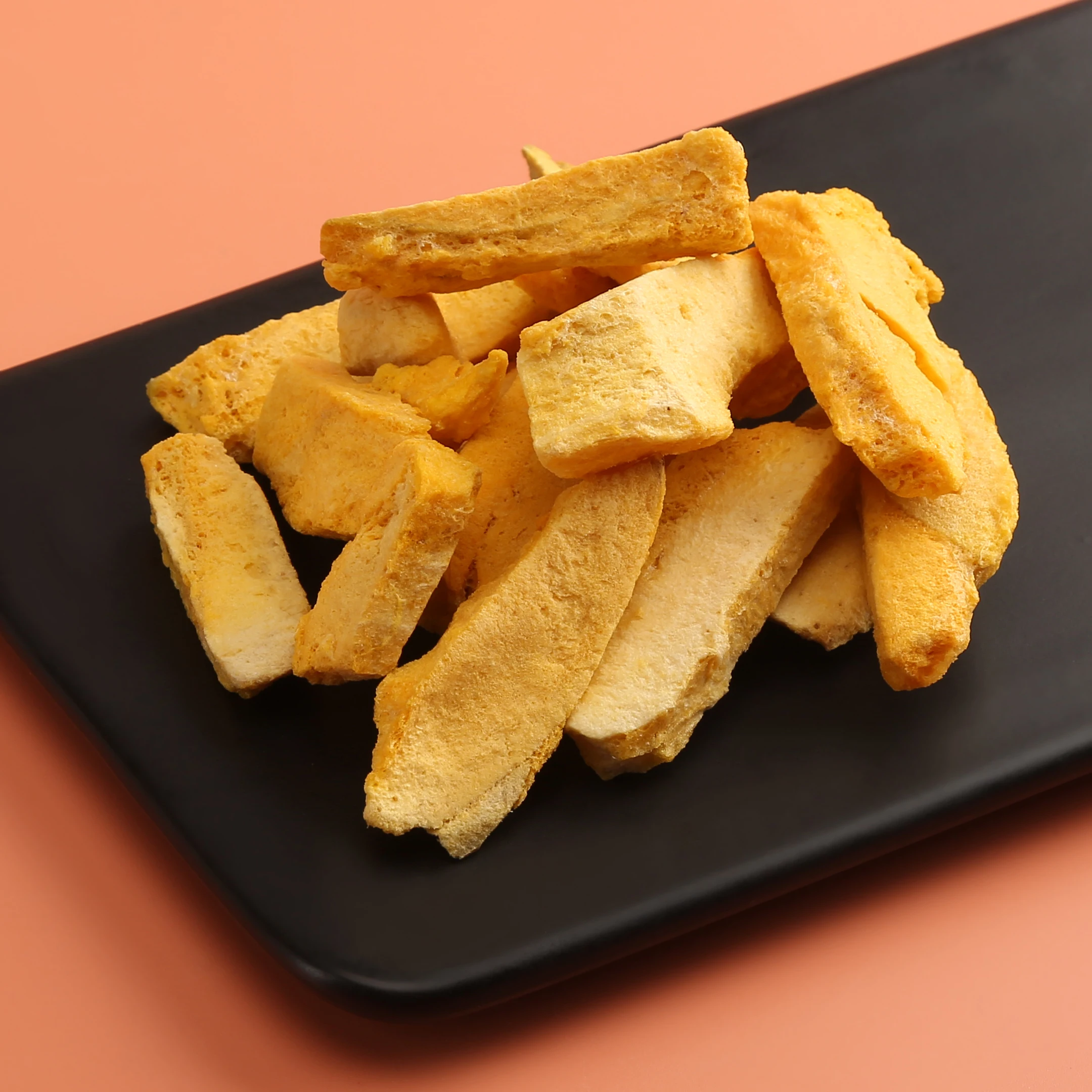 速溶冻干干燥水果骰子fd芒果片真空冷冻干片粉末立方用于茶叶冻干芒果