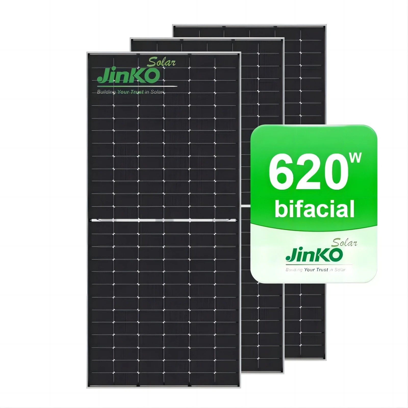 Jinko N Type Solar Panels - High Efficiency Bifacial Modules