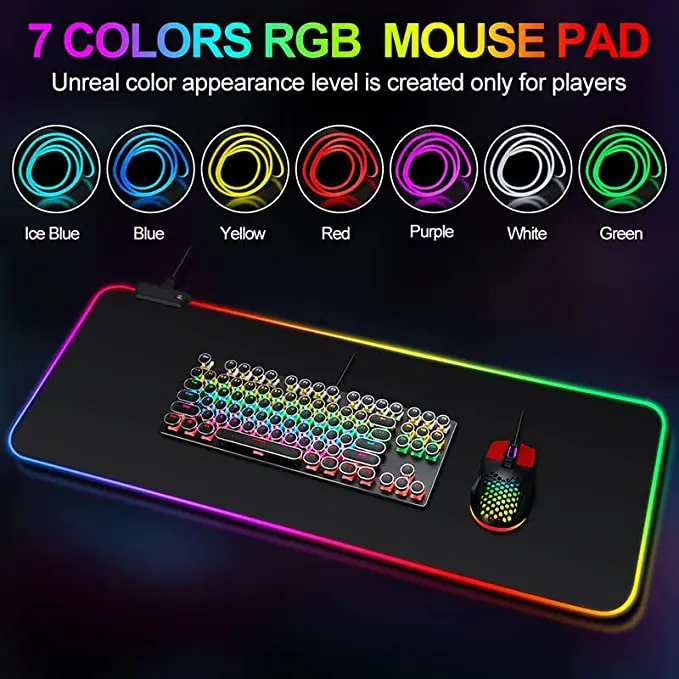 Custom Logo Wireless Charger Mousepad Gaming Mouse Pads Desk Mat