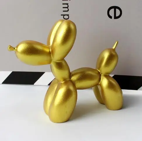 Cute Balloon dog Resin Crafts Sculpture Gift Fashion Home Decorations 