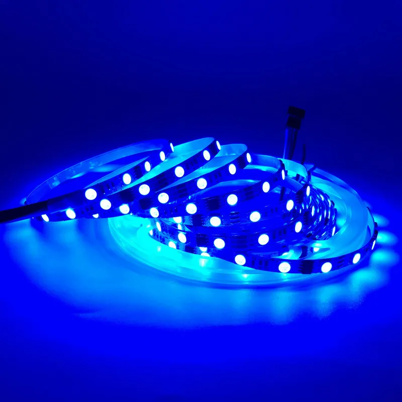 GS1903 Ws2812B Ws2811 5050 RGB 60leds 5mm 6mm Led Strip Light Pixel Flex Light Strip Addressable Ledstrip 12V 5V 5m Strip Light