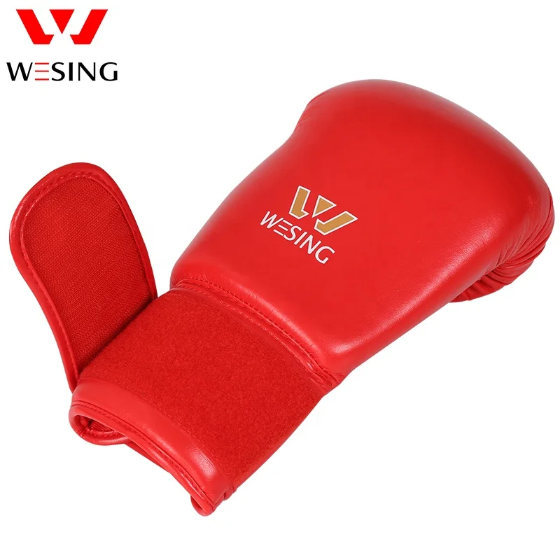 WESING Professional High Quality IBA Approved Custom Boxing Gloves Microfiber Leather Boxing Gloves