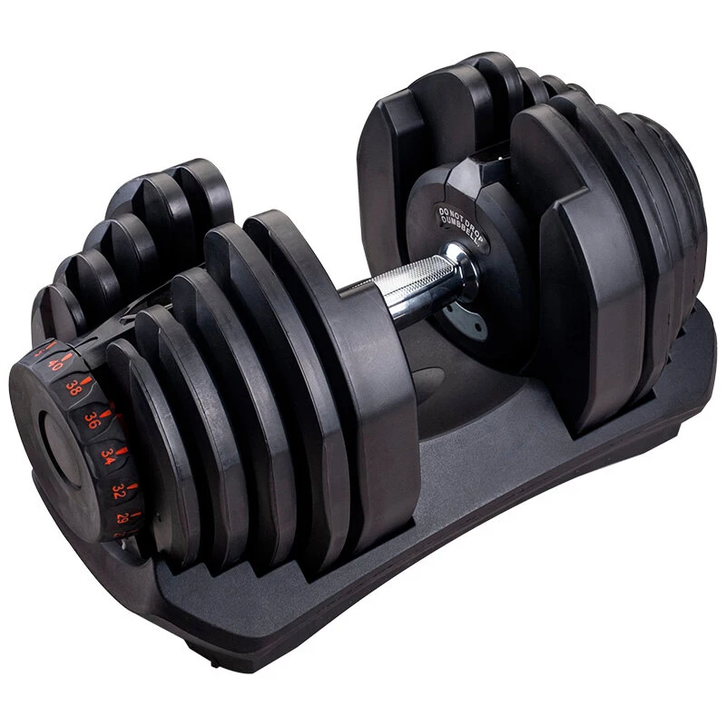MKAS Free Adjustable Weight Dumbbells Set Steel Rubber 40 Kg 90 Lbs for Home 1Kg Increment 90Lb 40Kg Set Adjustable Dumbbell