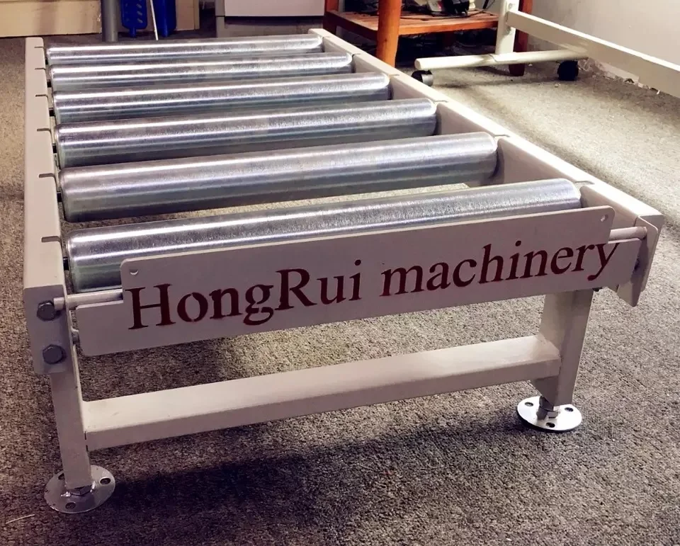 Hongrui Factory Direct Sale Carbon Steel Motor Driven Powered Roller Conveyor