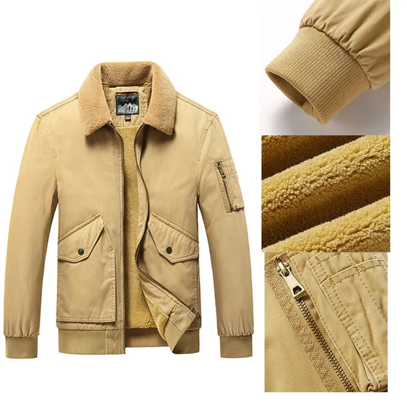 Men's Windbreaker Jacket Winter Tactical Warm Coat For Men_voghion.com