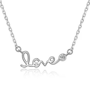 925 Sterling Silver Pendant Necklace | Rhodium/18K Gold/Rose Gold Plating Options | Cubic Zirconia Accent Adjustable Chain