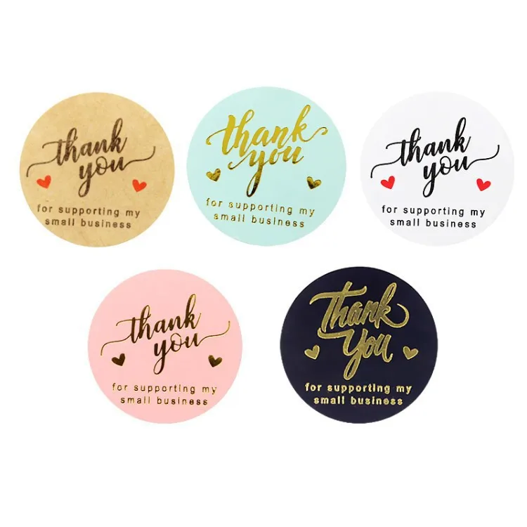 Round Children's Cartoon Cute Fun Stickers - Free Custom