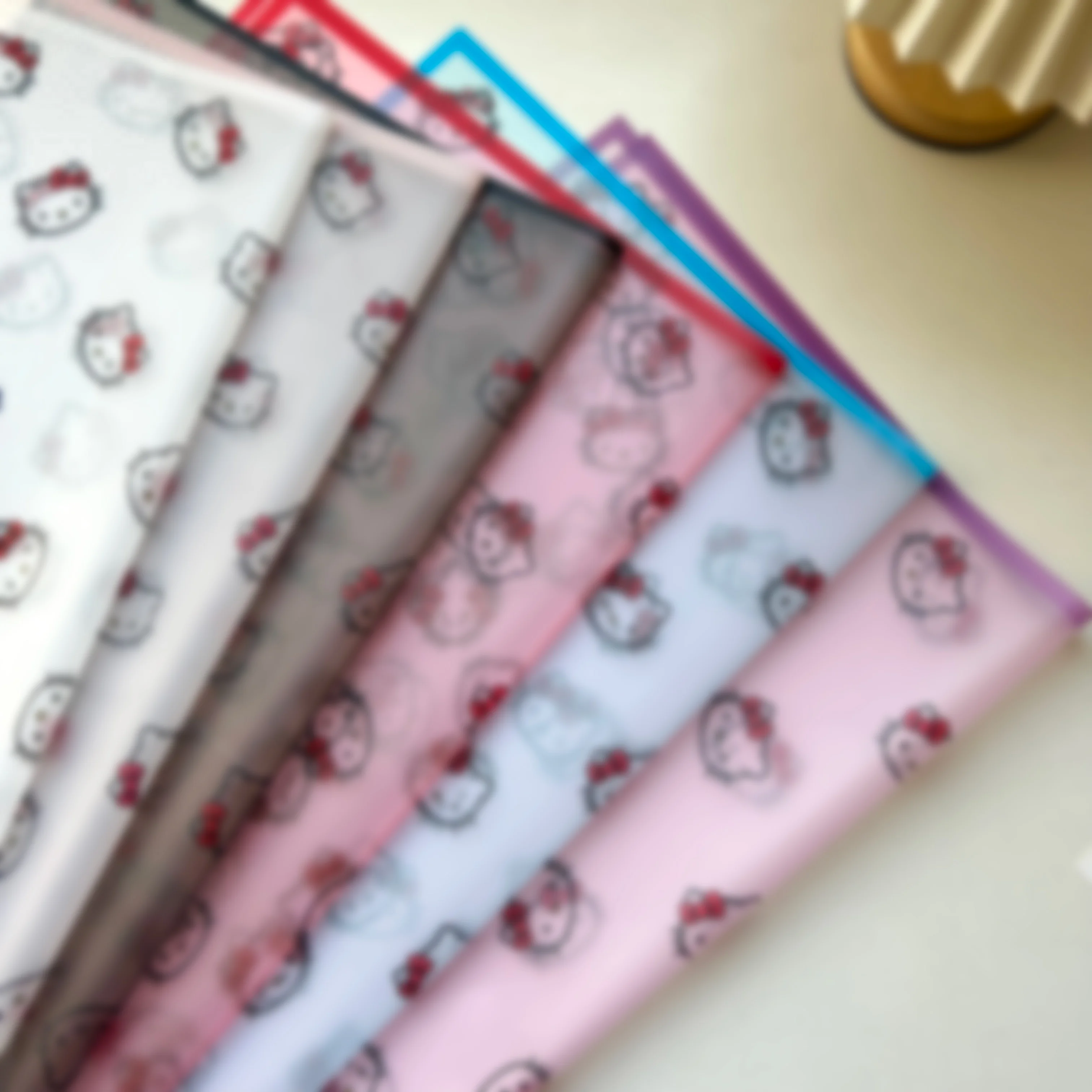 Xiang Heng Factory Direct Sale Hot New Original Floral Kati Kitten Flower Bouquet Wrapping Paper Gift Decoration Ins High Sense