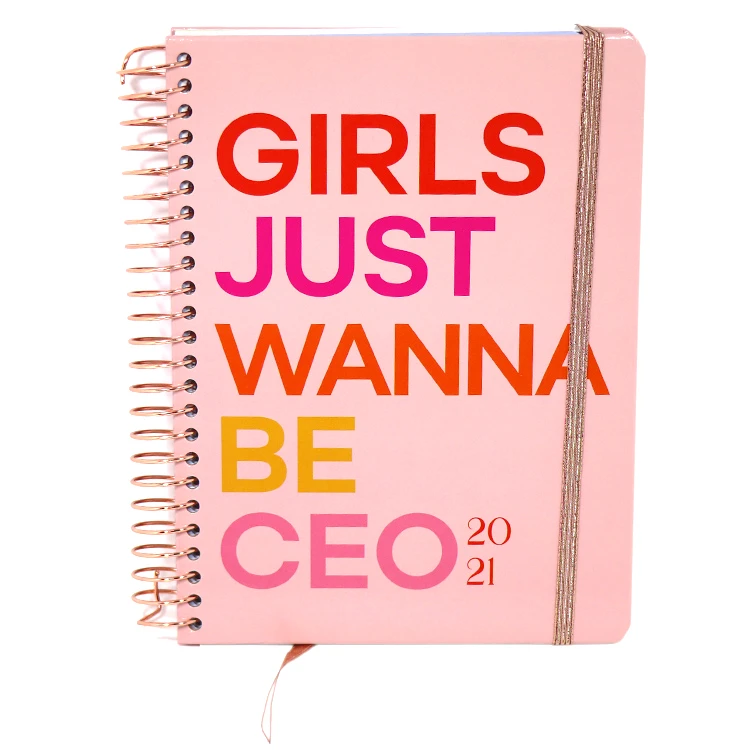 Bulk Wholesale Rose Gold Spiral Binding Student Daily Planner Buy