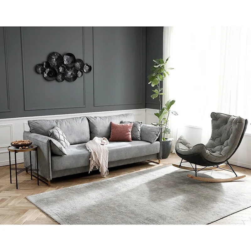 Factory Direct Rocking Chair Nordic Living Room Balcony Family Lounge
