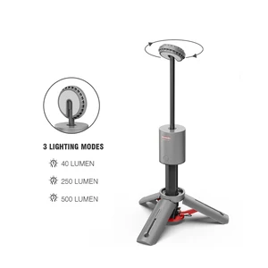 Vertak Work Shoplight Job Site Rechargeable 12000mAh Lithium Battery Cordless LED Work Camping Light with Telescoping Tripod
