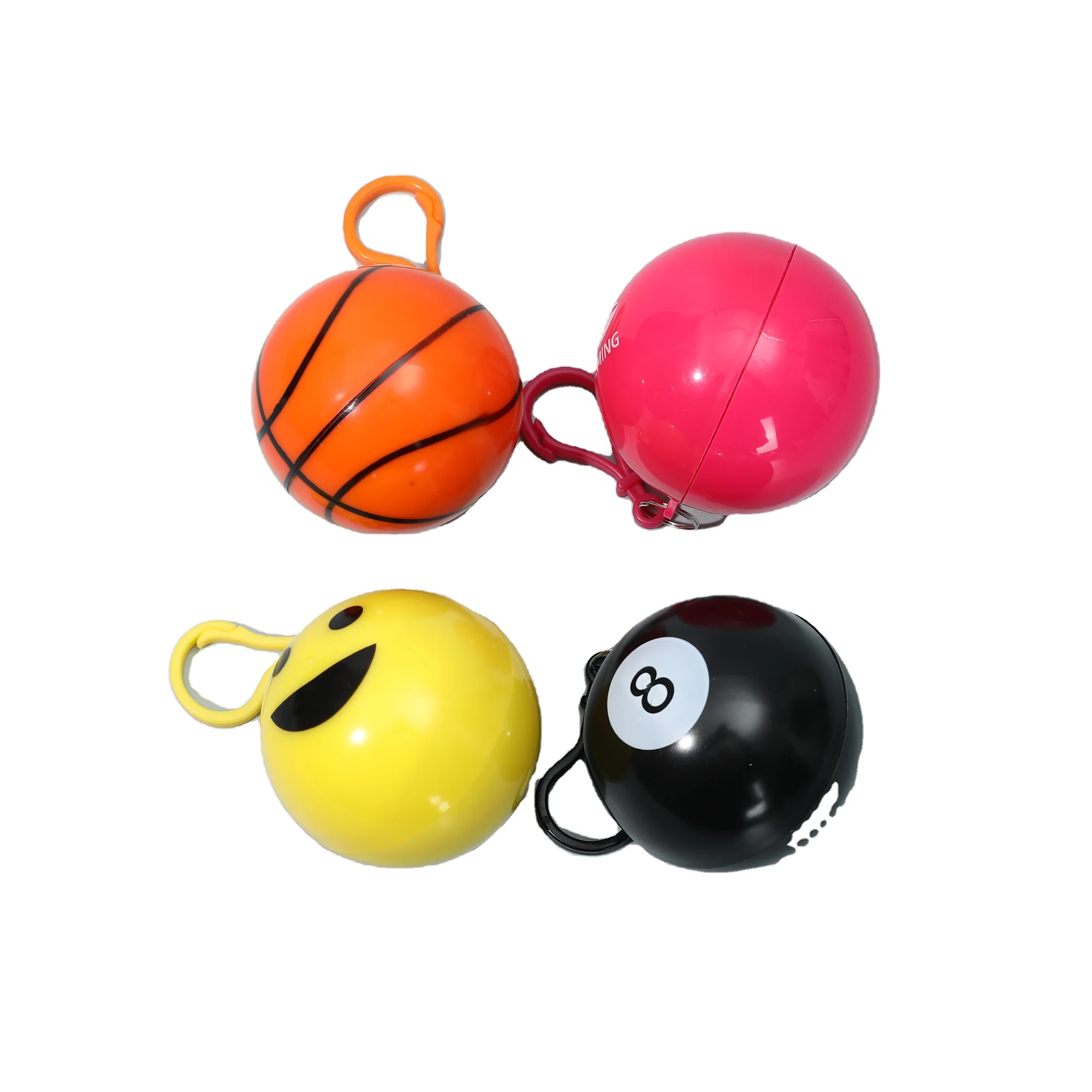 Защитный качественный портативный одноразовый аварийный водонепроницаемый легкий дождевик с логотипом на заказ Дождевик Пончо в шаре