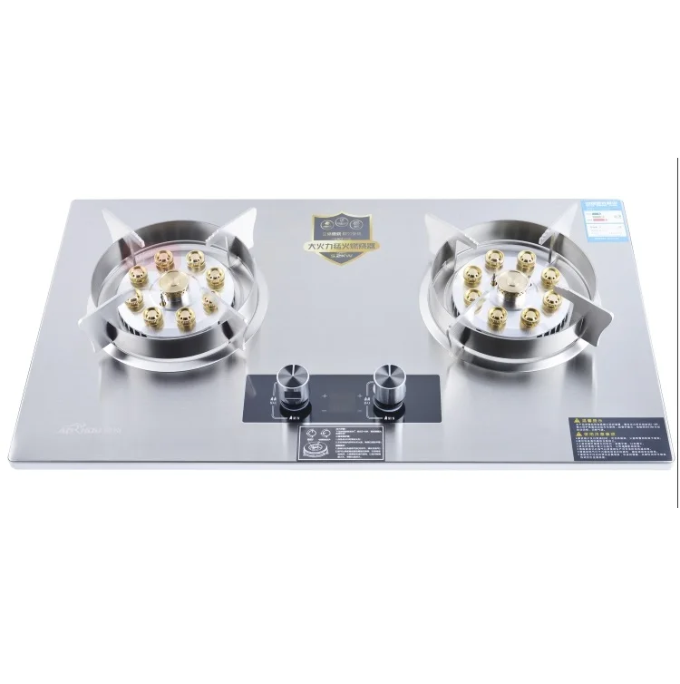 2burner Electric Gas Stove Builtin Home Domestic Dormitory Gas Stove