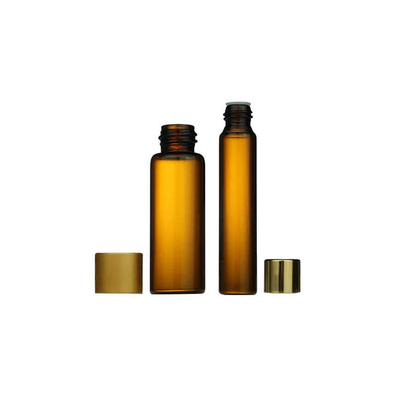 product 5ml amber glass essential oil bottle with dropper sealing type-2