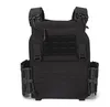 Gilet nero con sgancio rapido laser