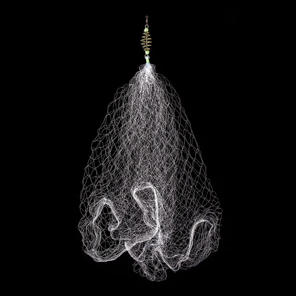 copper spring shoal fishing net Bclla Zkenyao-net Fishing Net, Cage Fishing Hook Mesh, Bait Feeder Fishing Tackle Fishhook, (Color : Mesh 3) : Sports & Outdoors Fishing net Copper Spring,4pcs Fishing