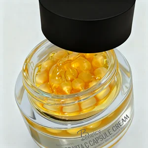 Vitamin C Face Cream with Niacinamide Collagen Hyaluronic Acid Chamomile Centaurea Cyanus Firming Brightening Moisturizer