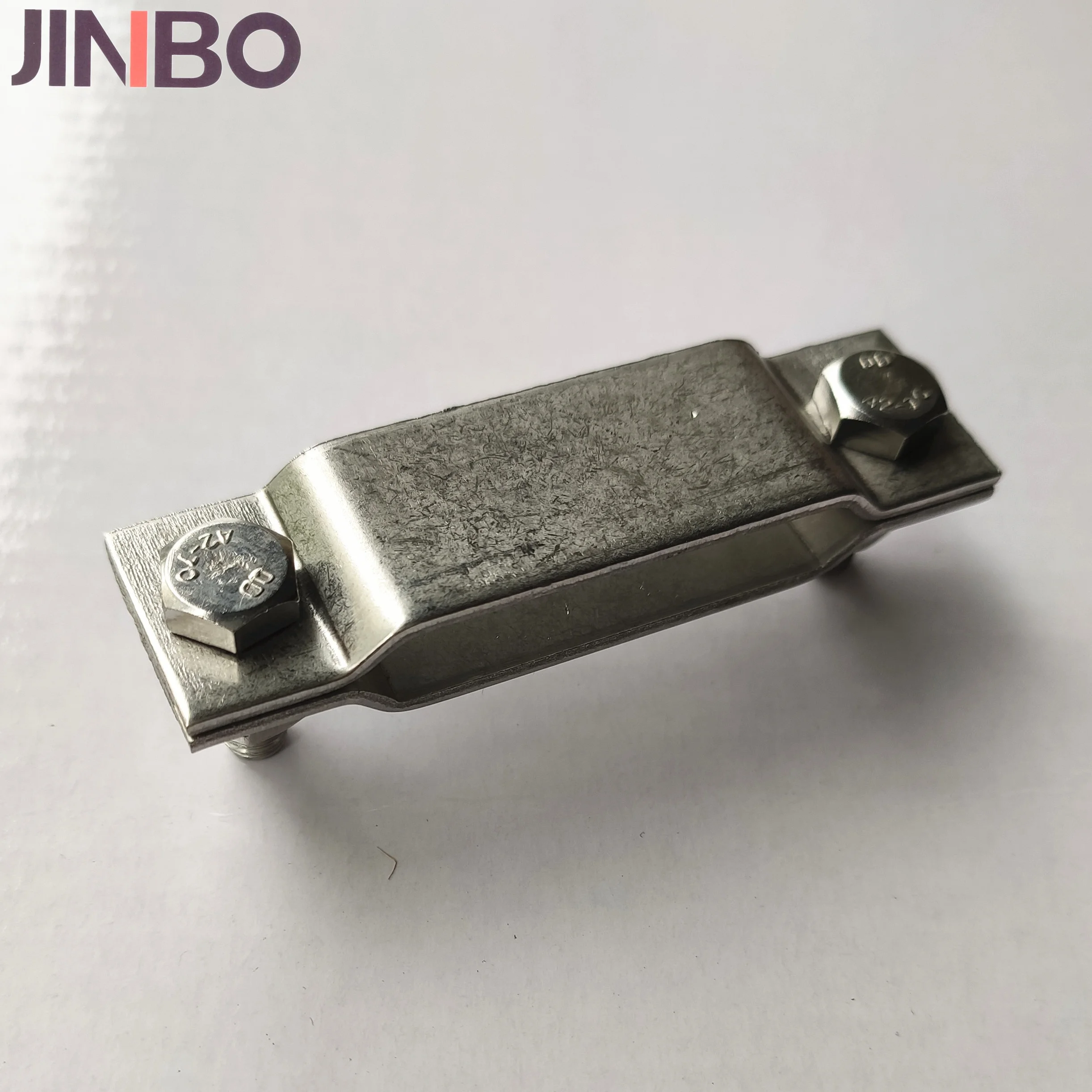 High Quality Factory Price Grounding Clamp Brass DC Tape Clamp Clip 25x3mm for Earthing and lightning protection System