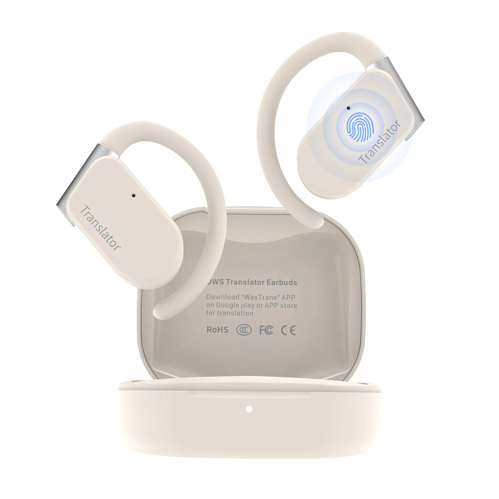 Wooask M9オフライン翻訳イヤフォン、双方向インスタント音声