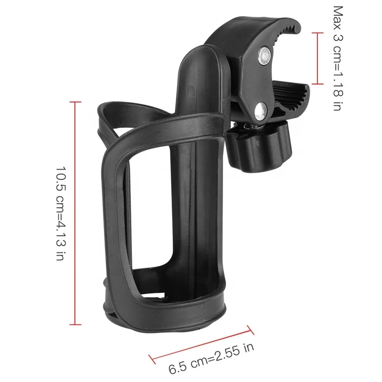 Motorcycle Cycling Bicycle Baby Stroller Handlebar Bottle Cup Holder Mount Cage 