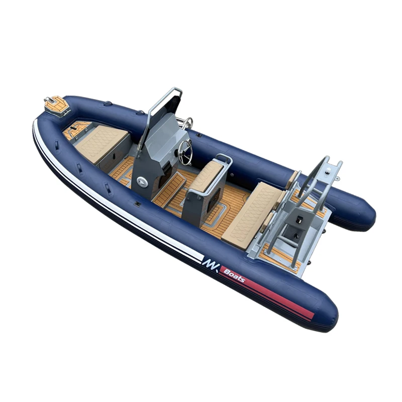 High Speed Rib 17ft RHIB 520 Rigid Aluminum RIB Deep V Hull Hypalon/pvc