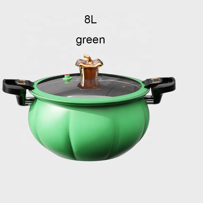 Micro-Pressure Cooker 8L with Non-Stick Iron & Tempered Glass Lid