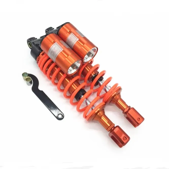 Amortisseur Arrière Moto Universel 320 Mm - Suspension Pneumatique, Ressort Orange, Pour Scooter, Dirt Bike, Quad