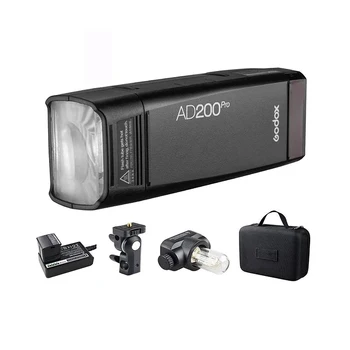 GODOX AD200PRO TTL Studio Strobe Flash 200Ws 2.4G 1/8000 HSS Outdoor Photography Accessories Flash Light With Lithium Battery