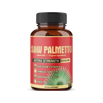 2024 Factory direct sales OEM support for prostate hair loss saw palmetto capsules