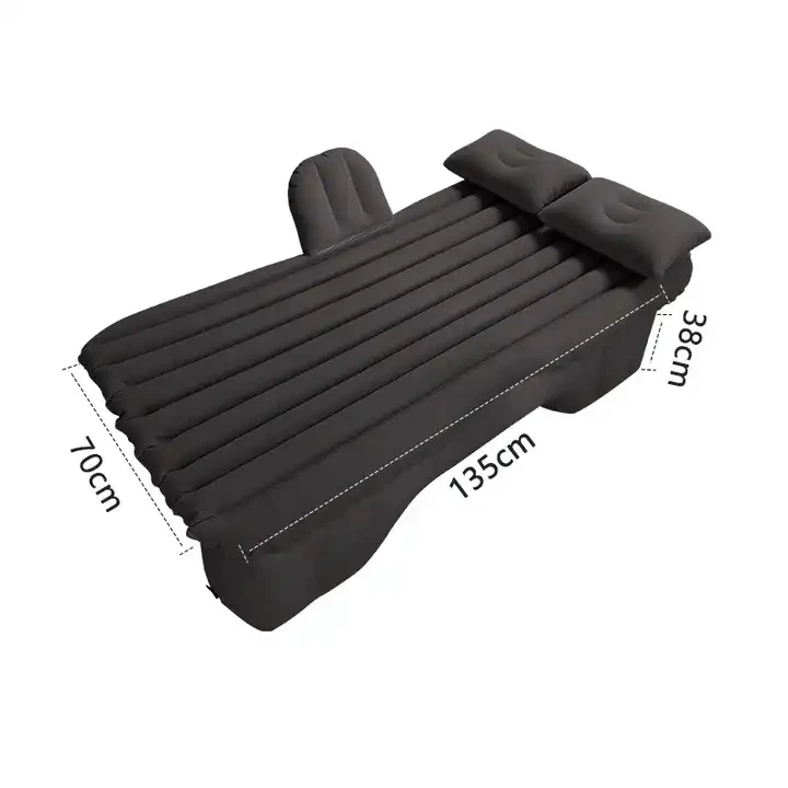 Wholesale Air Inflatable Car Travel Mattress Bed for Auto Back Seat Bed Cushion with Air Pump Pillows For Travel Camping