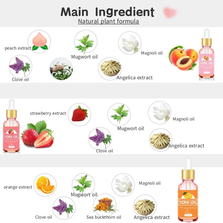 Best Ingredient Vaginal Tightening Oil,Yoni Essential Oil For Women