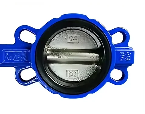 China Manufacture Cheap Price Top Quality Manual Worm Operated Wafer Butterfly Valve factory