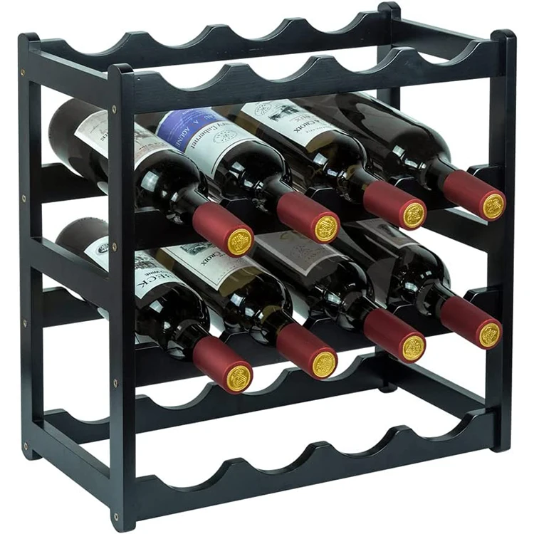 Natural Bamboo Wood Texture Stackable Design Environmentally Friendly ...