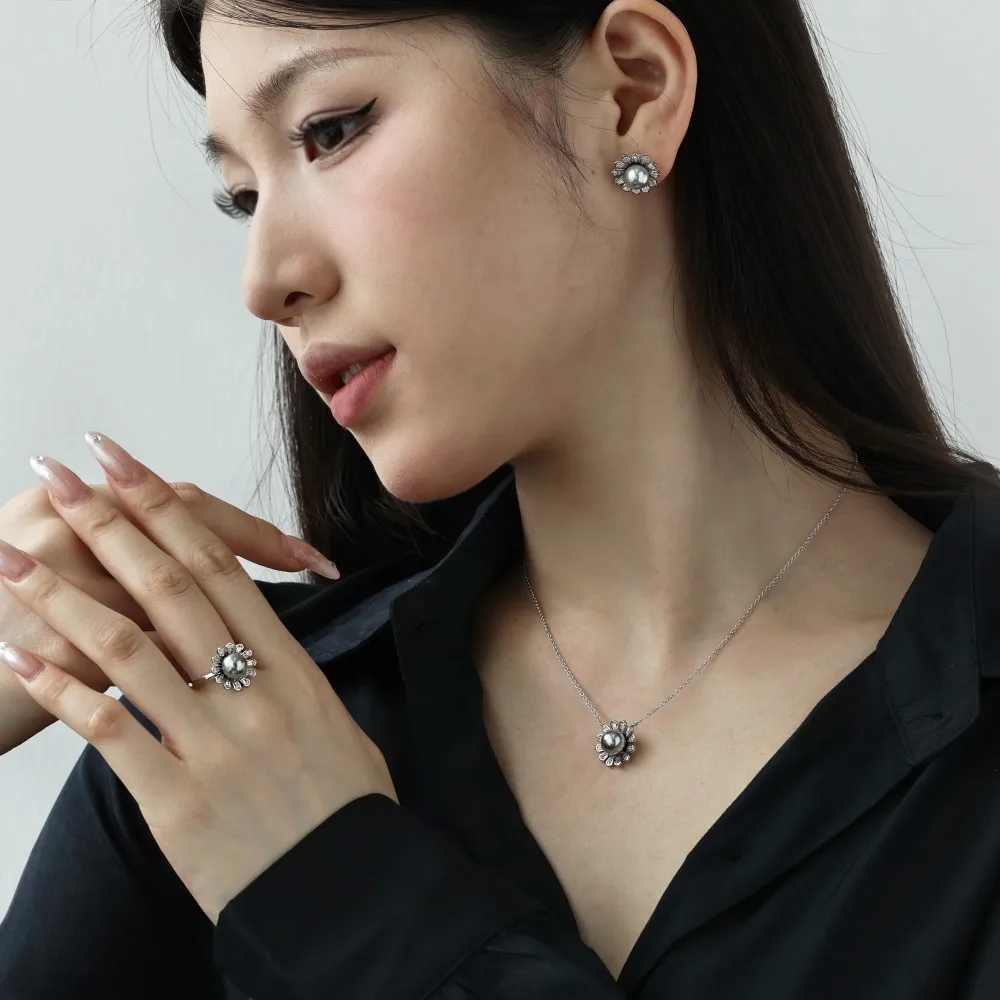 Dylam Elegant Design Hypoallergenic S925 Silver Rhodium Plated