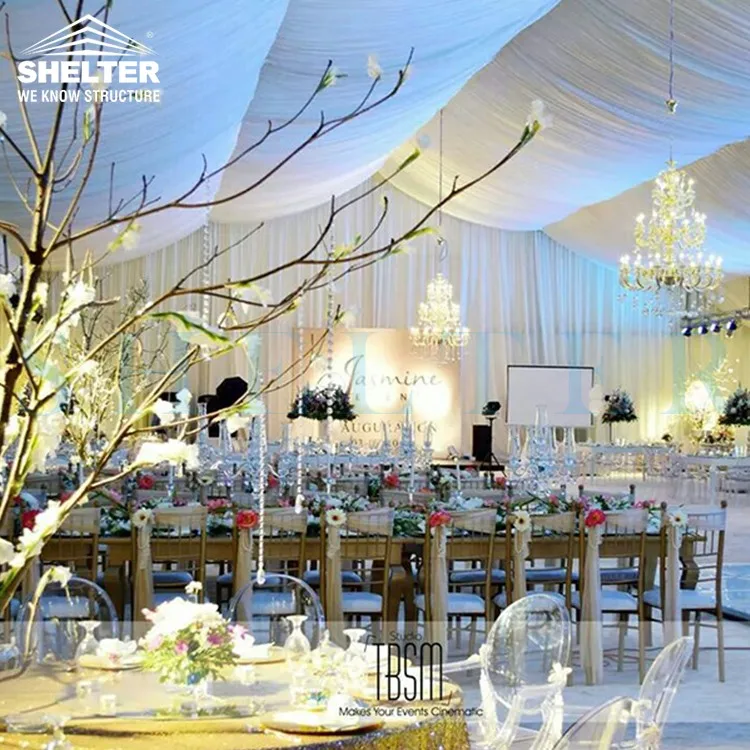 200 People Party Event Tents Outdoor Wedding Decorations