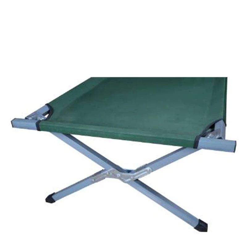Outdoor Camping Travel Portable Foldable Steel Camping Bed Frame, Office Nap, Beach Vocation and Home Lounging 7