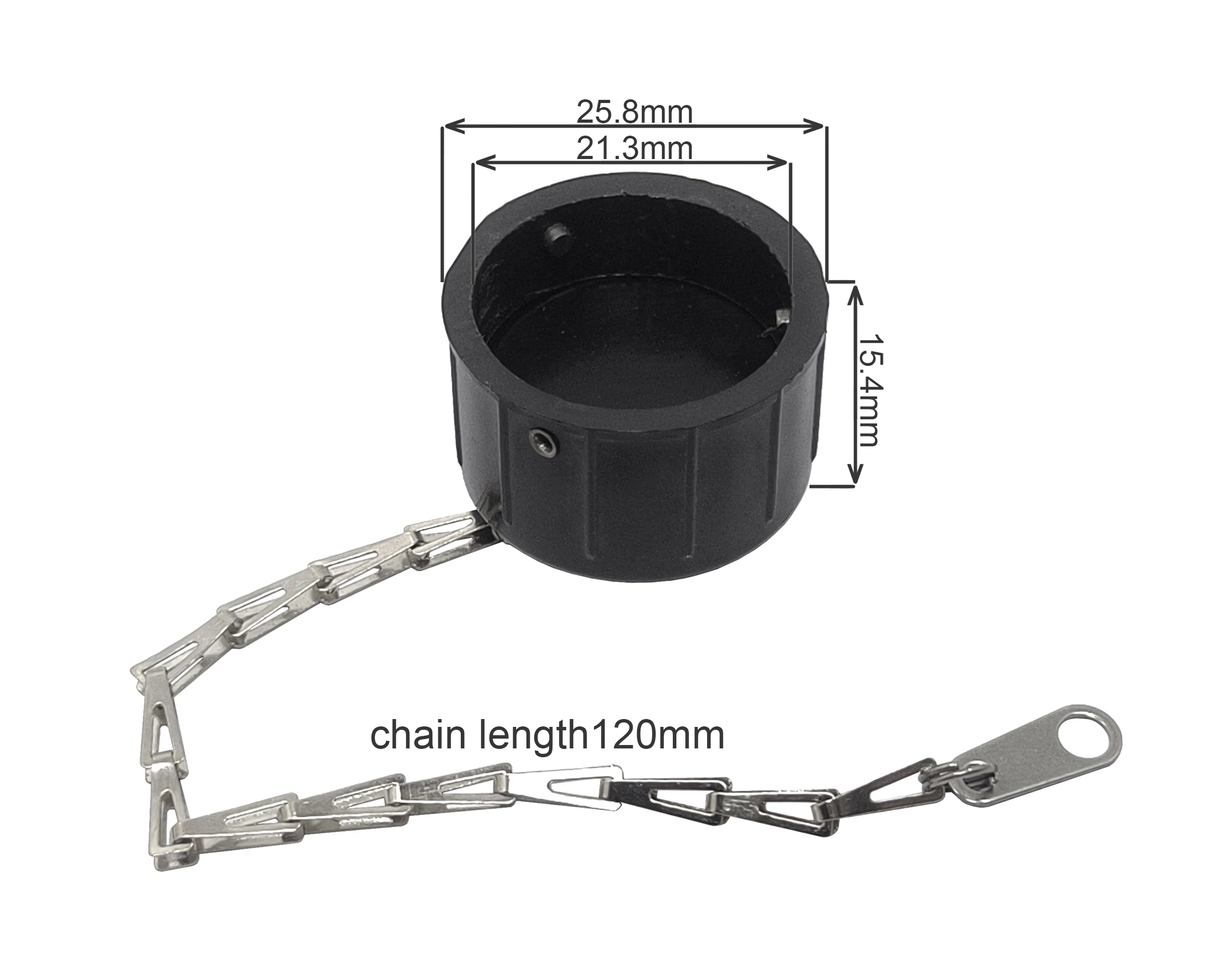 Βύσμα σκόνης FQ18 θηλυκό κάλυμμα για RF βύσμα FQ18 καλώδιο ομοαξονικό προστατευτικό κάλυμμα με αλυσίδα