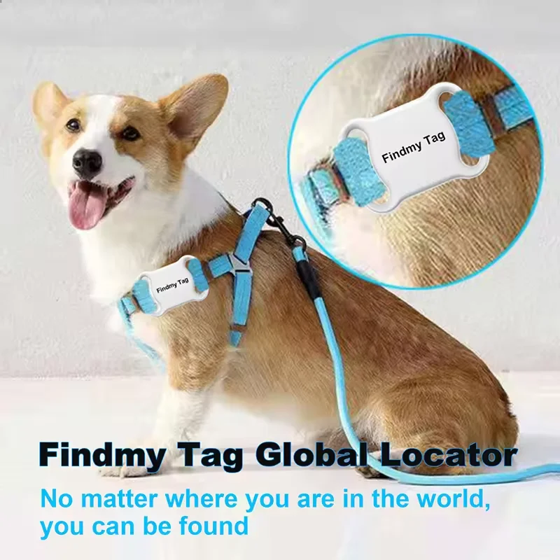Waterproof Locator Mini GPS Tracker Bluetooths Wireless Cat Collars Dog Tracker Smart Animal Finder Pet Tracker Dog Products
