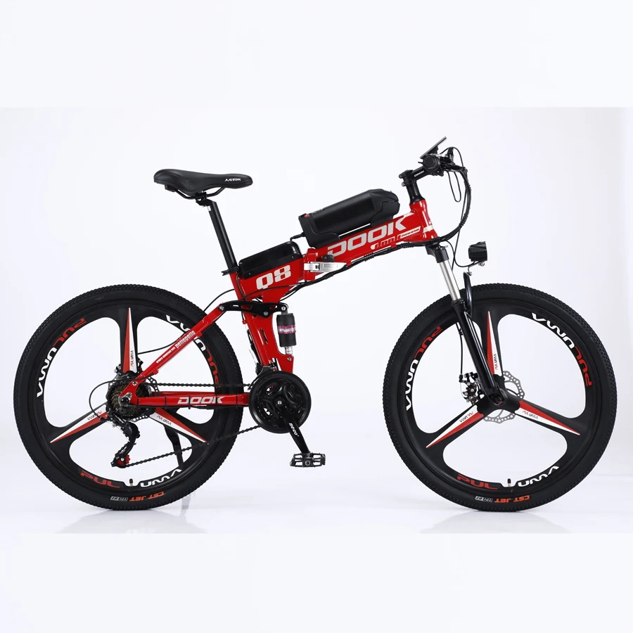 26 Inch Aluminum Alloy Frame 36V 250W 350w Integrated Motor Folding  Electric Mountain Bike Bicicleta Electrica Plegable Ebike - Main Image