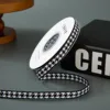 1 cm negro - [100 yardas/rollo]
