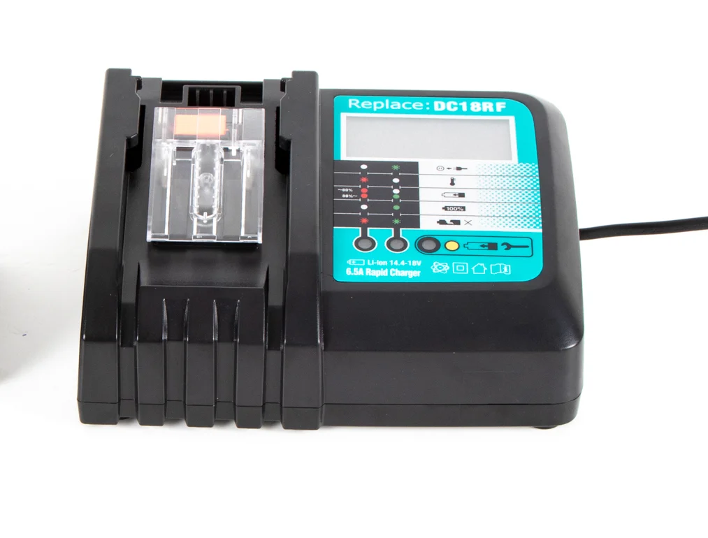 マキタ18vバッテリー用DC18RF交換用バッテリー充電器14.4V〜18V 6.5A